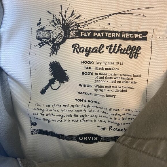 Orvis 5 Pocket Leather Trim Jeans Green Chino Denim Workwear Mens Size 36 X 34 - Picture 8 of 10